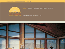 Tablet Screenshot of coloblinds.com
